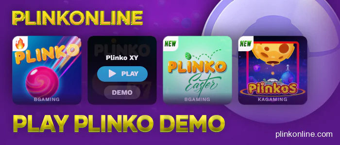 Try out plinko games in demo mode