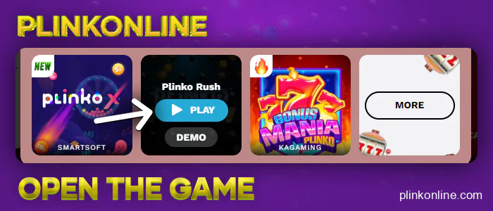 Choose a plinko game at an online casino