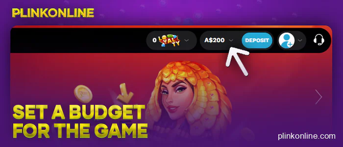 Determine the amount in advance before playing plinko online