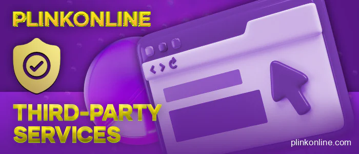 Use of third party resources on the plinkonline website