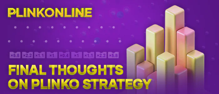 Summary of the review of strategies for playing plinko online