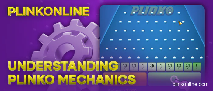 Mechanics in plinko online for a game with strategy