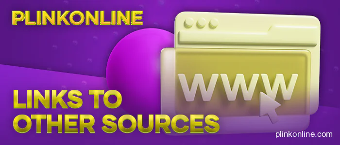 About other sources on the plinkonline website